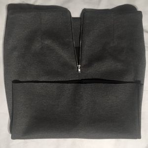 Gray Leith Pencil Skirt